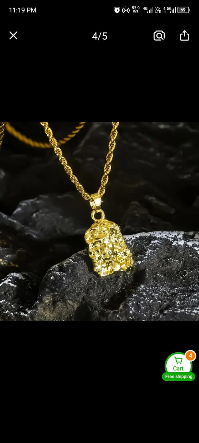 Gold necklace